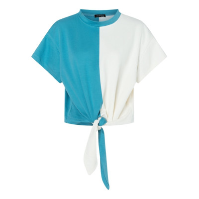 Střih Burda 5763, návod k šití: volné tričko se zavazováním na uzel, mikina