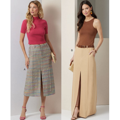 Střih Vogue 2032 sukně s rozparkem, dlouhá sukně