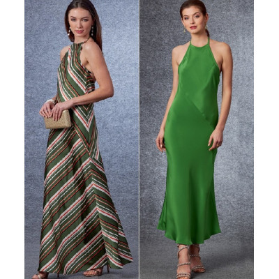 Střih Vogue 1697 šaty s nahými zády