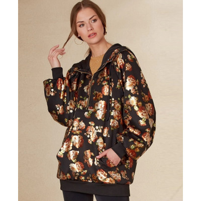 Střih Vogue 1826 oversized mikina s kapucí