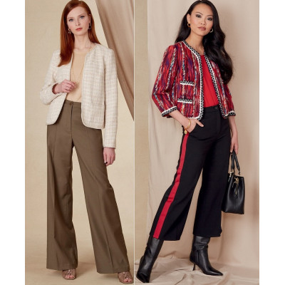 Střih Vogue 1830 francouzský kabátek (sako), kalhoty