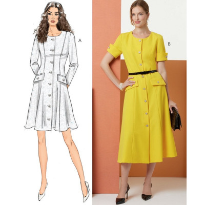 Střih Butterick 7000 zavinovací kalhoty s gumou v pase, šortky