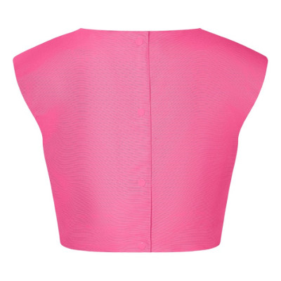 Střih Burda 5727, návod k šití: halenka s propínáním na zádech, top bez rukávů, crop top