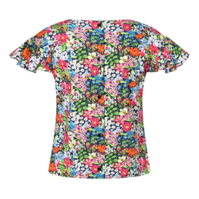 Střih Burda 5727, návod k šití: halenka s propínáním na zádech, top bez rukávů, crop top