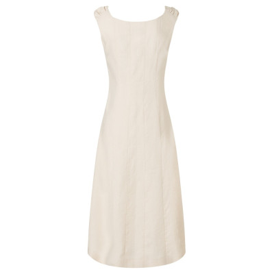 Střih Burda 5736, návod k šití: šaty na ramínka, šaty s rozšířenou sukní, lněné šaty