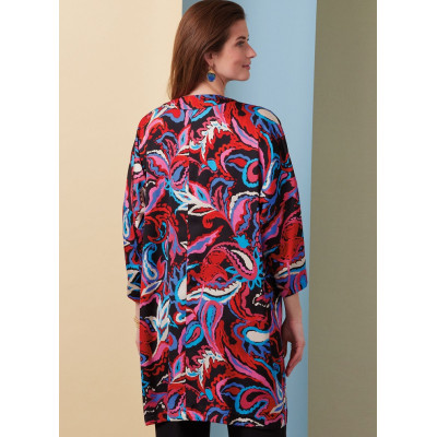 Střih Butterick 7001 volné sako, tílko, kalhoty s gumou v pase