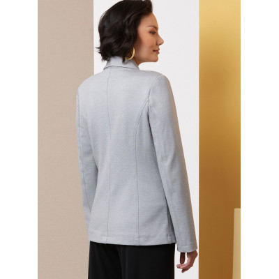 Střih Butterick 7026 sako s rozparky na rukávech, otevřené sako