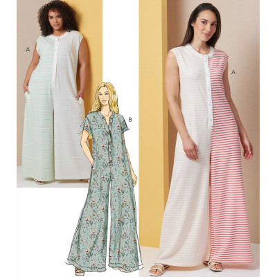 Střih Butterick 7029 pohodlný domácí overal