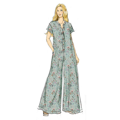 Střih Butterick 7029 pohodlný domácí overal