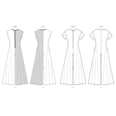 Střih Butterick 7029 pohodlný domácí overal