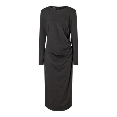 Střih Burda 5684, návod k šití: úzké rolákové šaty, midi šaty s asymetrickým řasením