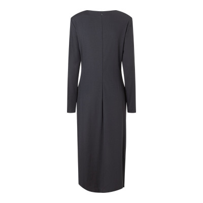 Střih Burda 5684, návod k šití: úzké rolákové šaty, midi šaty s asymetrickým řasením