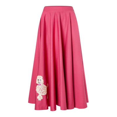 Střih Burda 5690, návod k šití: široká sukně, kolová sukně, dlouhá sukně