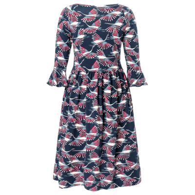 Střih Burda 5708, návod k šití: šaty s rozšířenou sukní, pouzdrové šaty, denní šaty