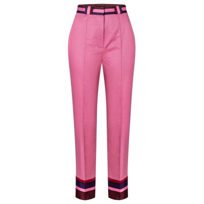 Střih Burda 5712, návod k šití: kalhoty s puky, elegantní úzké kalhoty