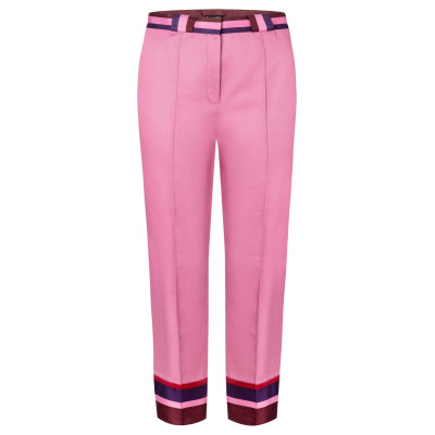 Střih Burda 5712, návod k šití: kalhoty s puky, elegantní úzké kalhoty