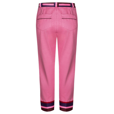 Střih Burda 5712, návod k šití: kalhoty s puky, elegantní úzké kalhoty