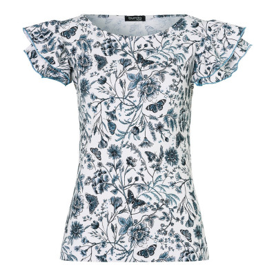 Střih Burda 5763, návod k šití: volné tričko se zavazováním na uzel, mikina