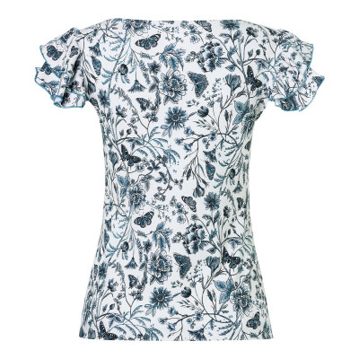 Střih Burda 5763, návod k šití: volné tričko se zavazováním na uzel, mikina