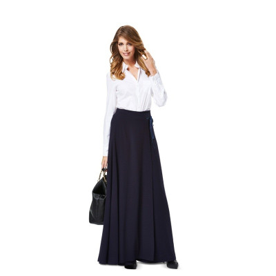 Střih Burda číslo 6980 zavinovací kalhotová sukně, culottes