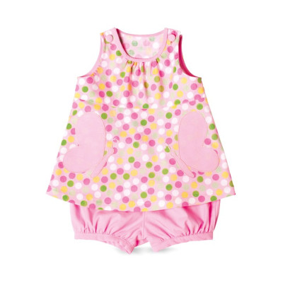 Střih Burda číslo 9462 dětský overal, tílko, kalhotky