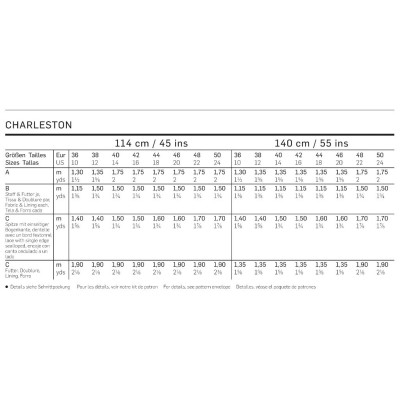 Střih Burda číslo 2376 Charleston, Vintage