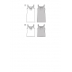 Střih Burda číslo 6969 tílkové šaty na ramínka, tílko