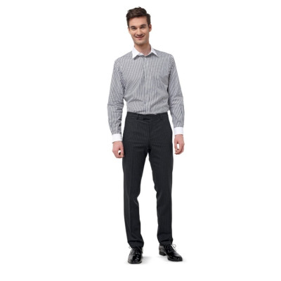 Střih Burda číslo 6874 pánská košile, košile se skrytým zapínáním