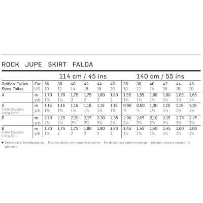 Střih Burda 6880, návod k šití: zvonová sukně, dlouhá sukně