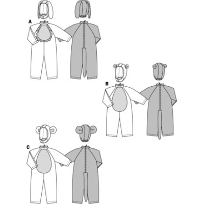 Střih Burda číslo 2502 pejsek, panter, tygr