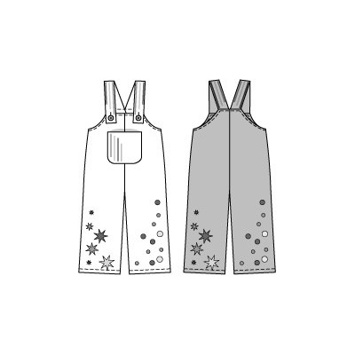 Střih Burda číslo 2448 klaun