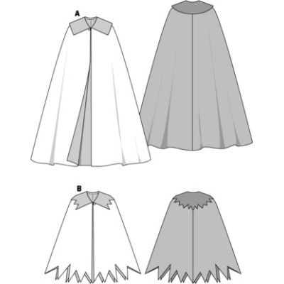 Střih Burda číslo 2435 Drákula, ďáblice