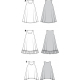 Střih Burda číslo 7390 jednoduché letní šaty, mini šaty, tílkové šaty, tílko